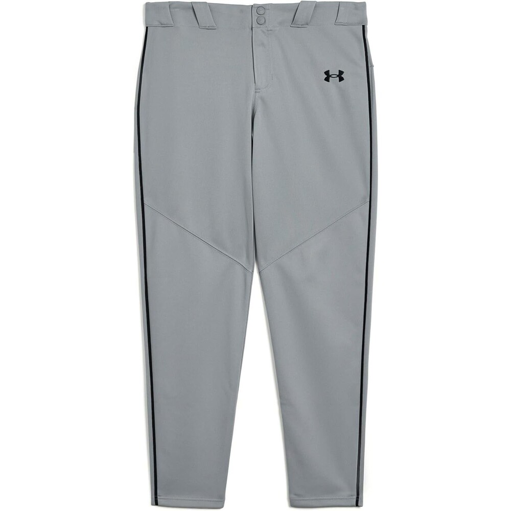 Under Armour Kids Utility Baseball Pant MEDIUM (10-12) Pipe Gray Black Mid-Rise